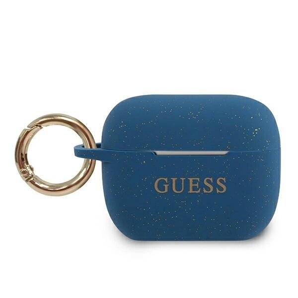 Preisbild für Guess GUACAPSILGLBL AirPods Pro Abdeckung blau/blauer Silikon-Glitter