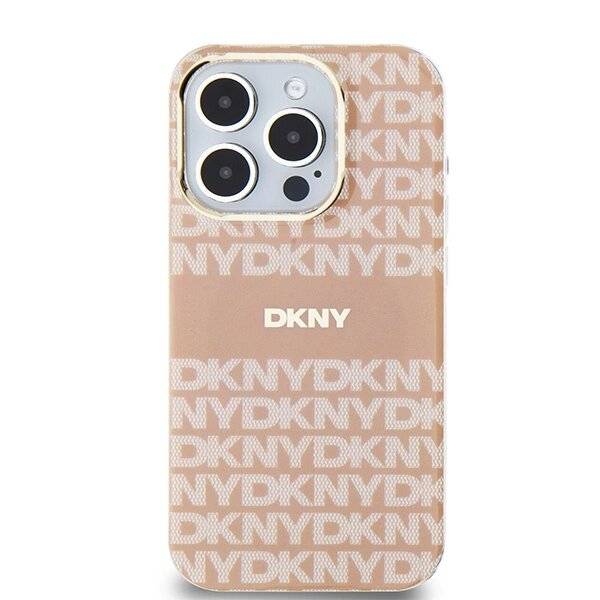 DKNY IML Mono & Stripe MagSafe Hülle iPhone 14 Pro Max – Rosa-2