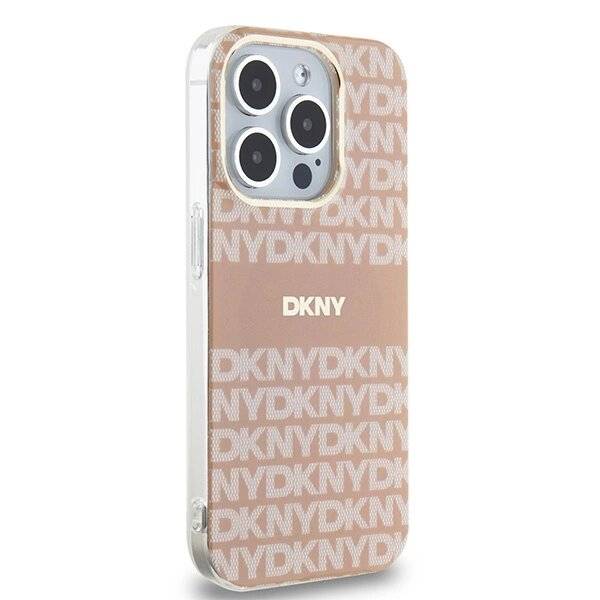 DKNY IML Mono & Stripe MagSafe Hülle iPhone 14 Pro Max – Rosa-3
