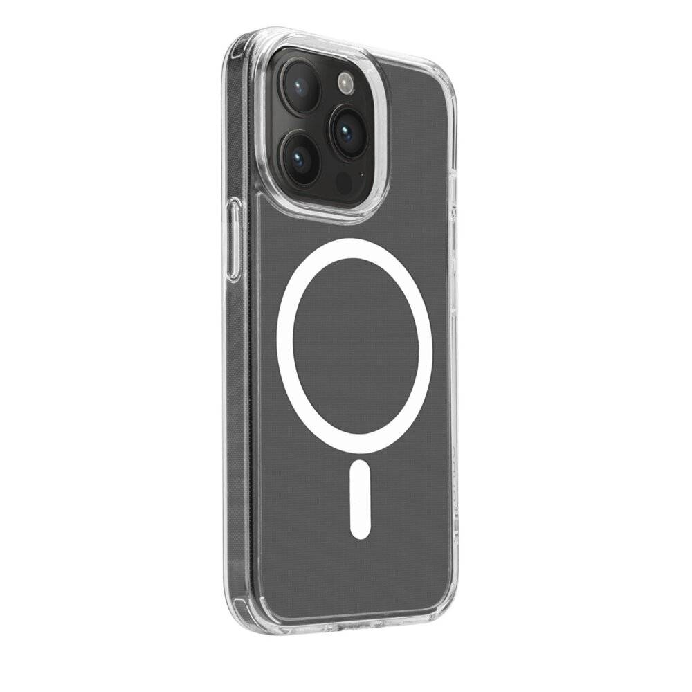 Preisbild für Puro Cover PC+TPU+TPE integrierten Magneten „LITE MAG PRO“ iPhone 15 Pro, weiße Farbe