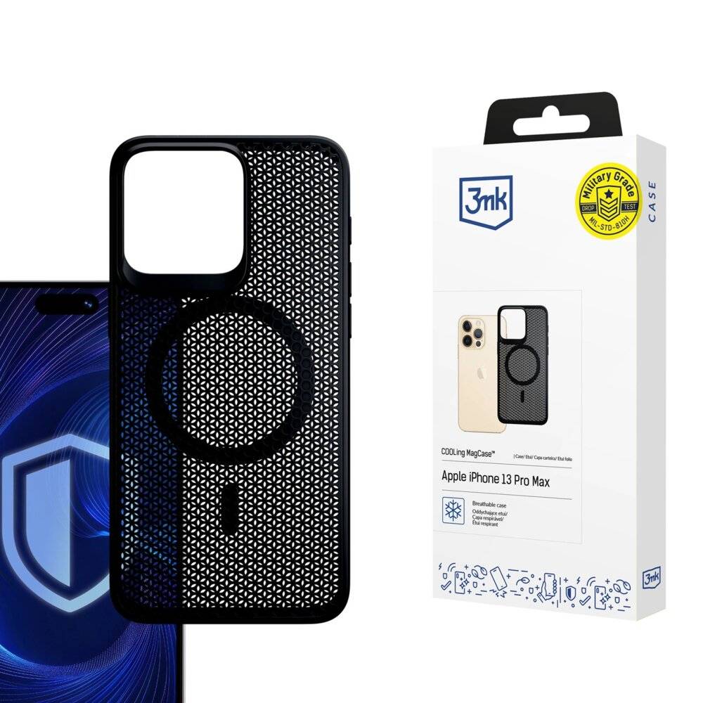 3mk COOLing MagCase Hülle Apple iPhone 13 Pro Max – Schwarz-5