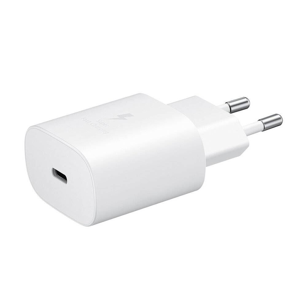 Samsung 25W EP-TA800EWE USB-C Wandladegerät Ersatzpaket - Weiß-1