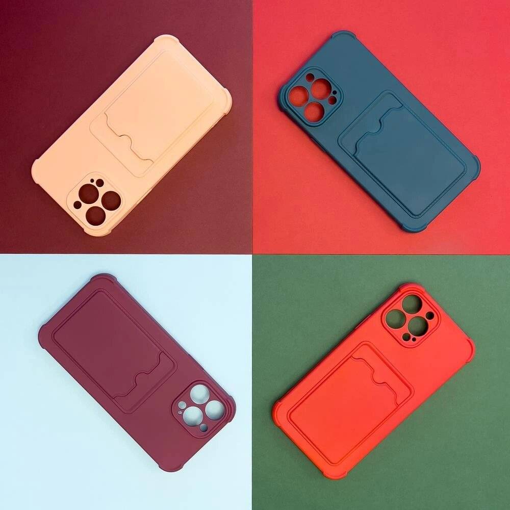 Card Armor Case Pouch Cover iPhone 11 Pro Wallet Silikon Air Bag Pink-2