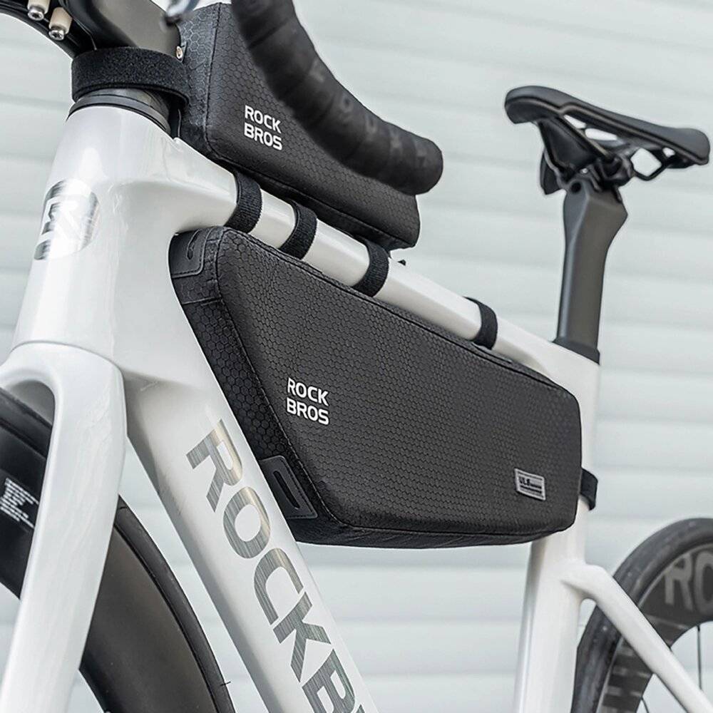 Rockbros Fahrradtasche Rahmen Unter Oberrohr 2.9l - Schwarz-2