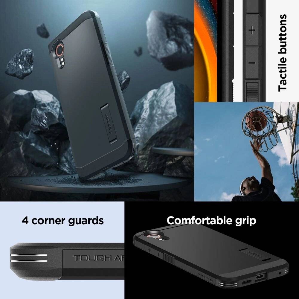 Spigen Tough Armor Hülle Samsung Galaxy XCover 7 - Schwarz-4