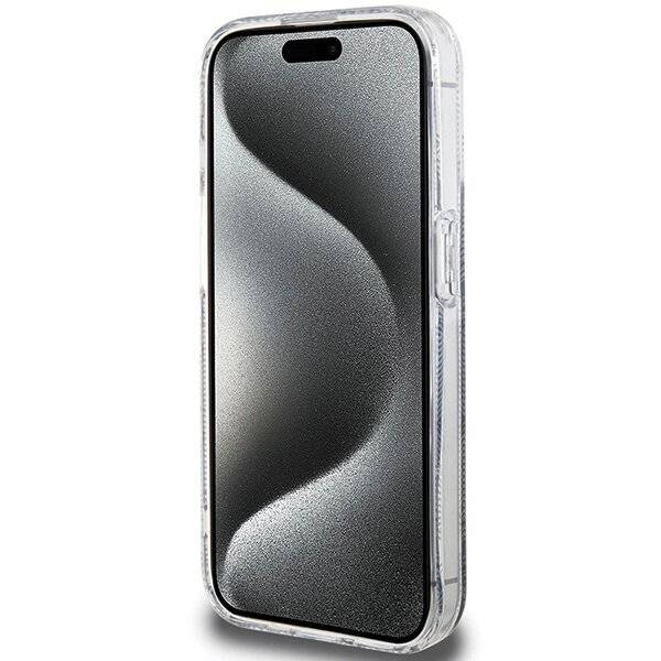 Guess IML GCube MagSafe Hülle iPhone 15 Pro Max – Schwarz-4