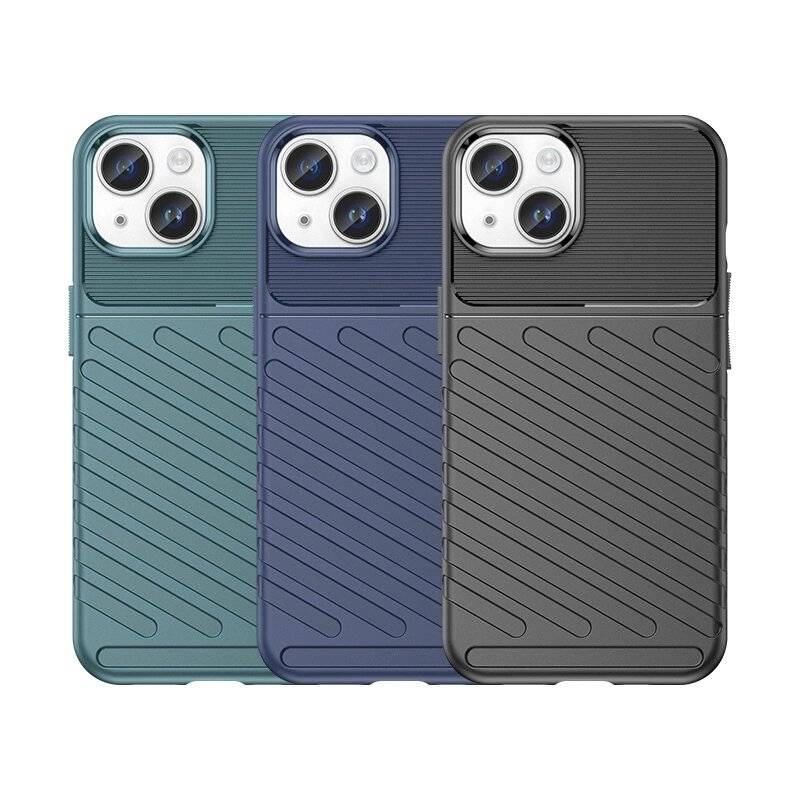 Gepanzerte iPhone 15 Plus Thunder Hülle – Blau-1