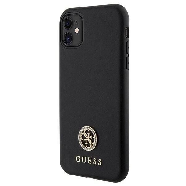 Guess Strass Metall Logo iPhone 11 / Xr 6.1″ Hülle - Schwarz-2