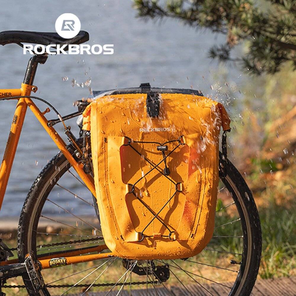 Symbolbild für Rockbros 30140022003 wasserdichte Fahrradtasche Kofferraum – Orange