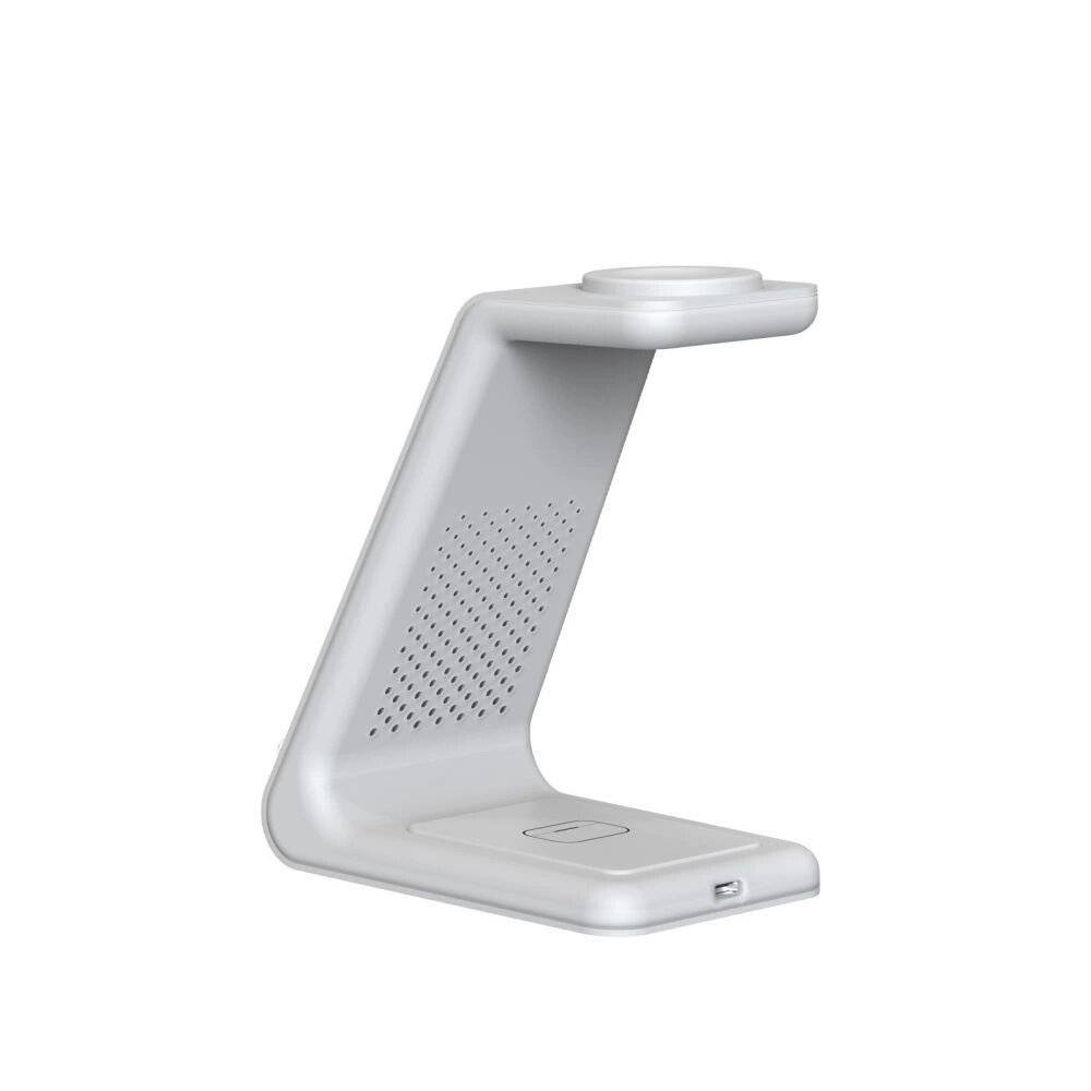 Tech-Protect QI15W-A36 3in1 Ladestation Apple - Weiß-1