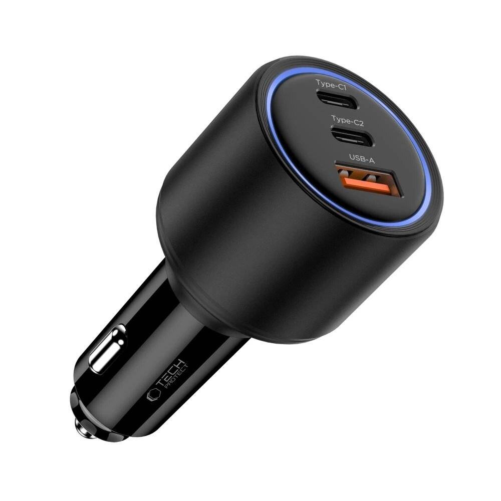 Preisbild für CC04 3-Port PD175W Autoladegerät - schwarz