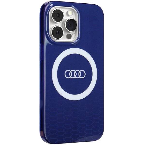 Preisbild für Audi IML Big Logo MagSafe Hülle iPhone 13 Pro / - blau