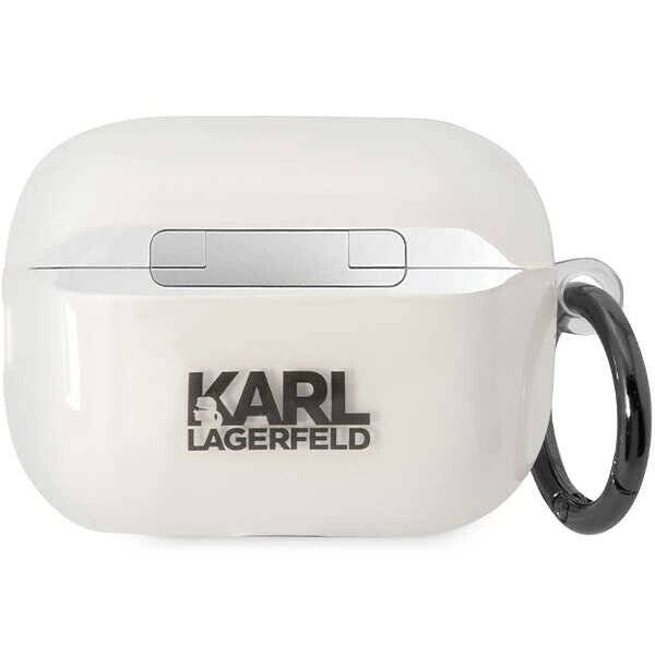 Karl Lagerfeld KLAP2HNCHTCT Airpods Pro 2 Abdeckung transparent Ikonik Choupette-1