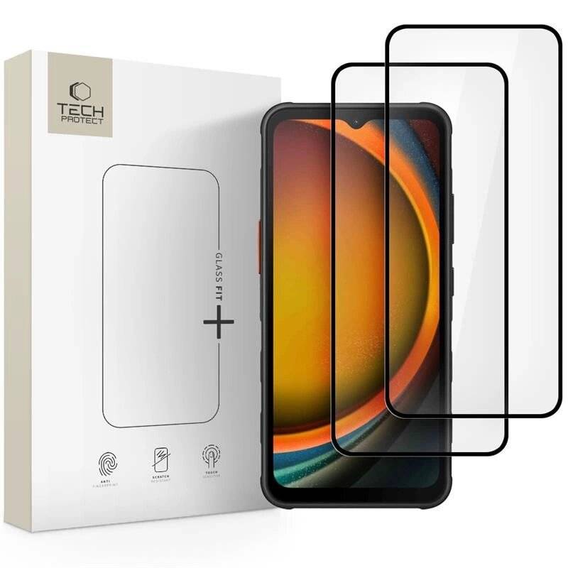 Preisbild für Tech-Protect Glass Fit+ Case 2er-Pack Samsung Galaxy Xcover 7 / Pro - Schwarz