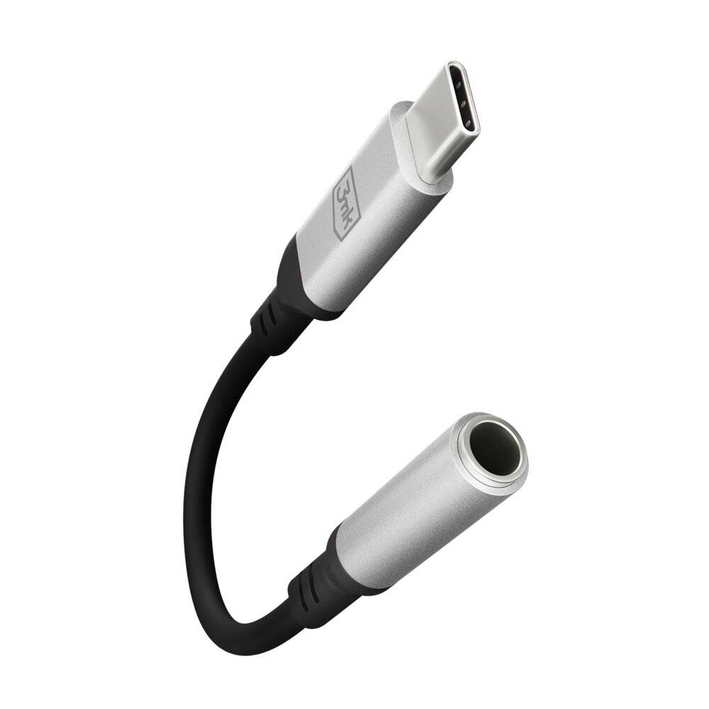 3mk USB-C-Adapter – 3,5-mm-Miniklinke Silber-4
