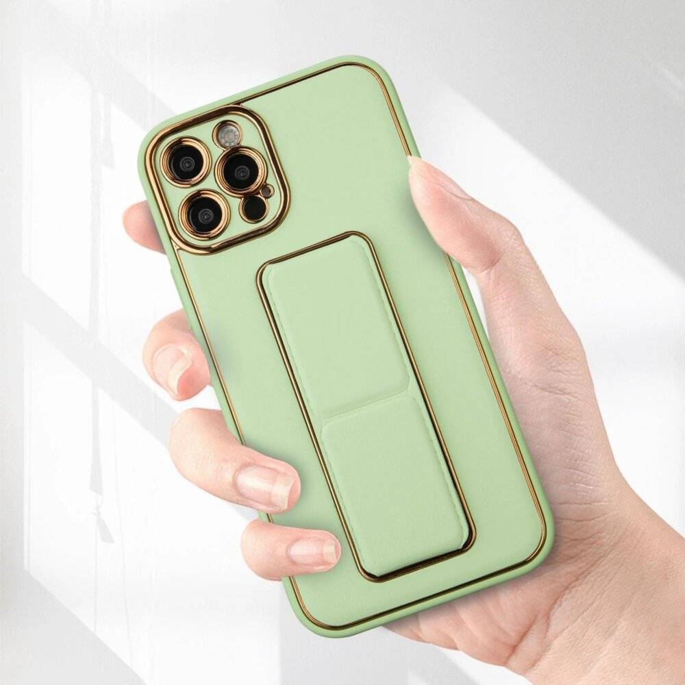 Neue Kickstand Case Hülle iPhone 13 Pro Ständer Pink-4