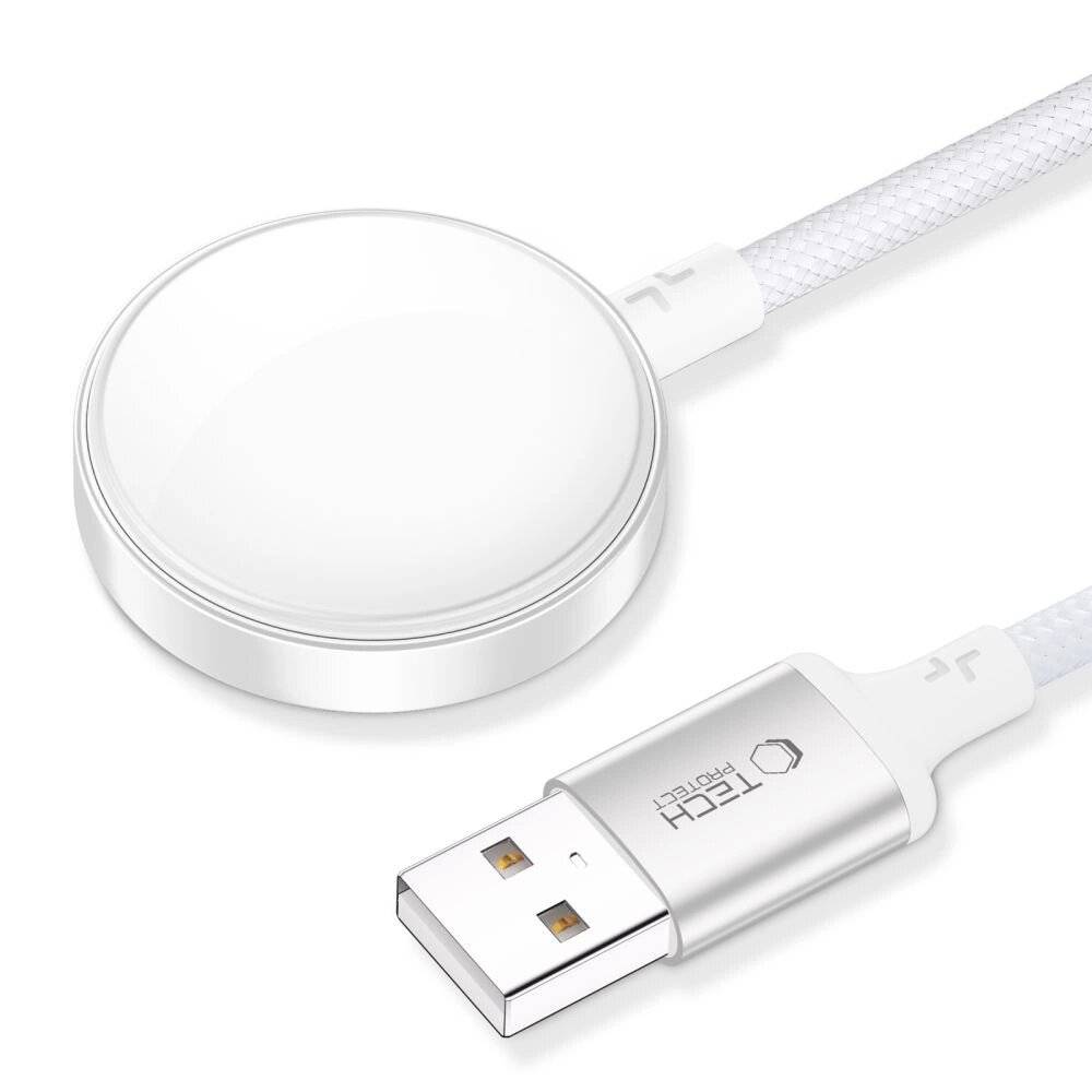 Preisbild für Tech-Protect UltraBoost USB-A Induktives Ladegerät Apple Watch 1m - Weiß