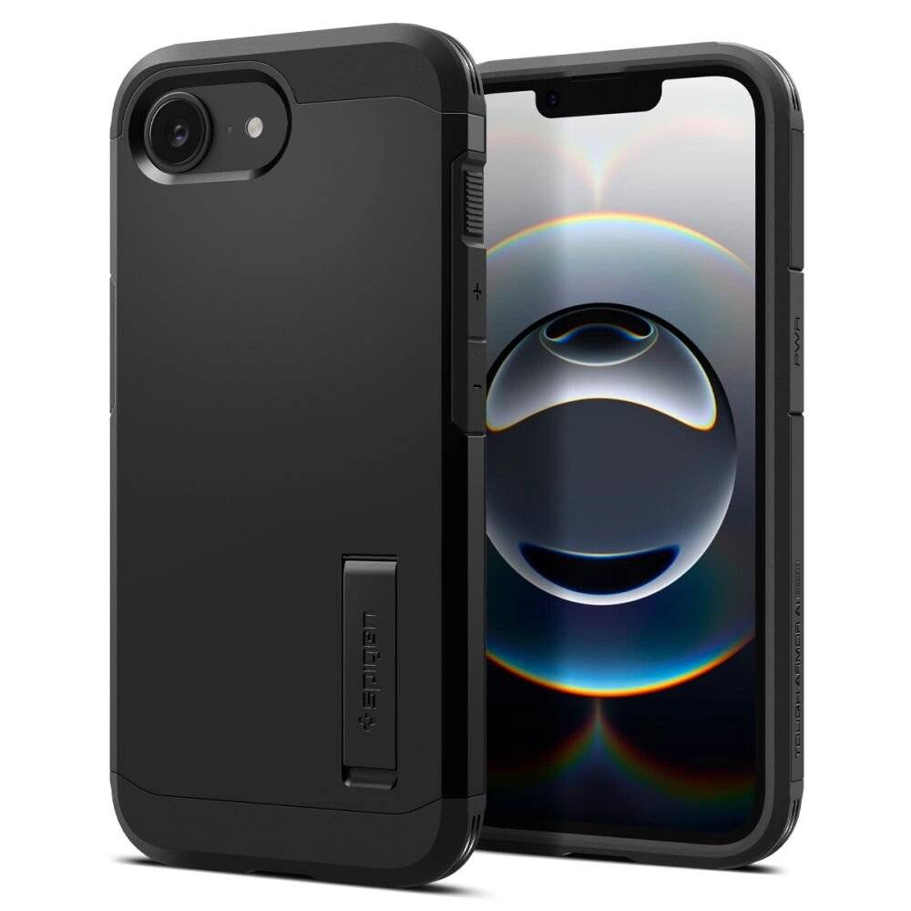 Spigen Tough Armor Case MagSafe iPhone 16e Ständer - Schwarz-2