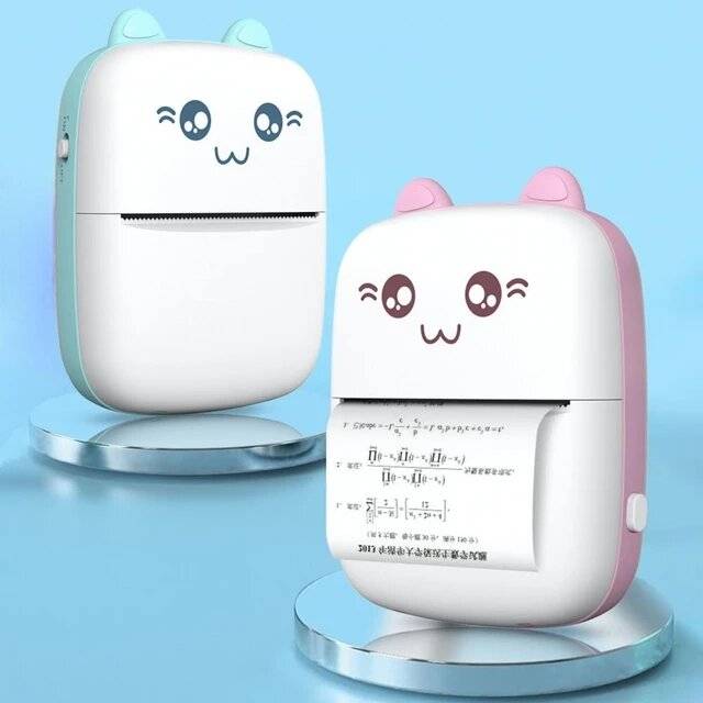 Thermodrucker Minikatze HURC9 - rosa-1