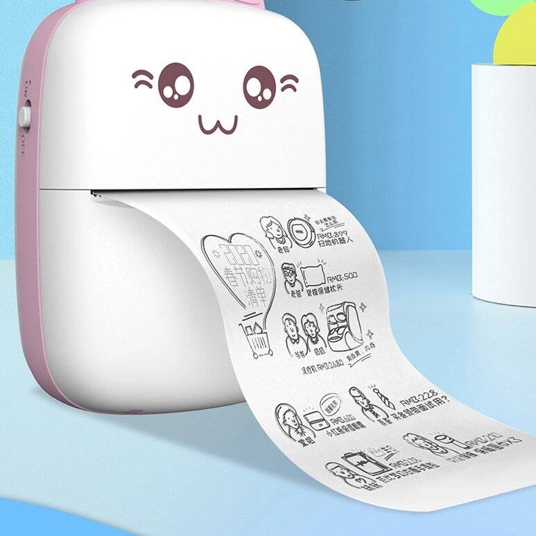 Thermodrucker Minikatze HURC9 - rosa-4