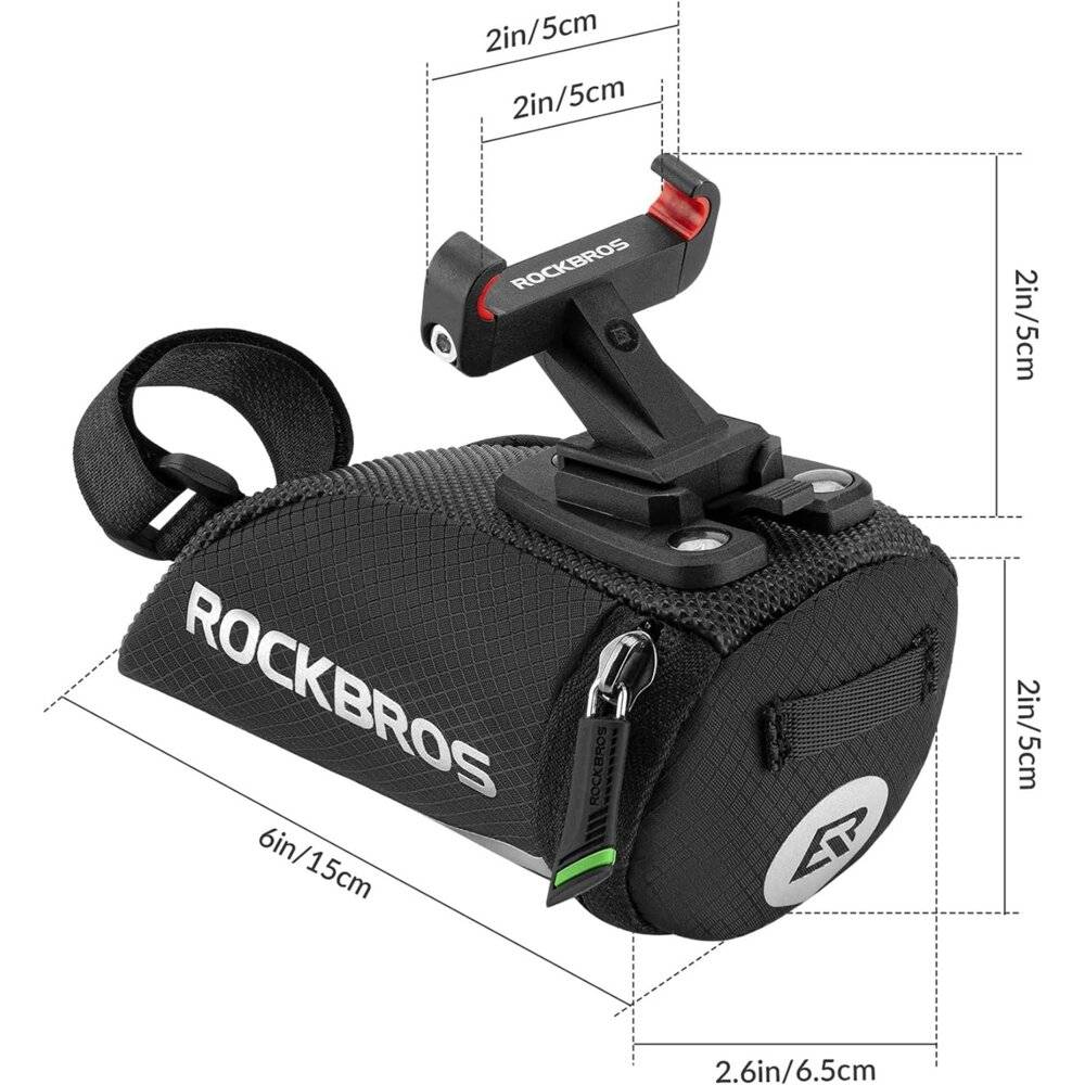 Preisbild für Rockbros C28 Fahrradtasche unter Sattel – schwarz