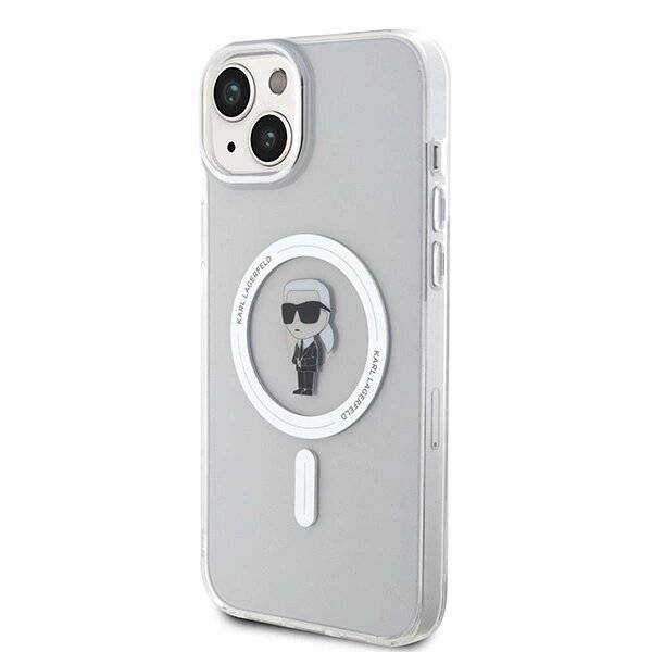 Karl Lagerfeld IML Ikonik MagSafe Hülle iPhone 15 Plus – transparent-3
