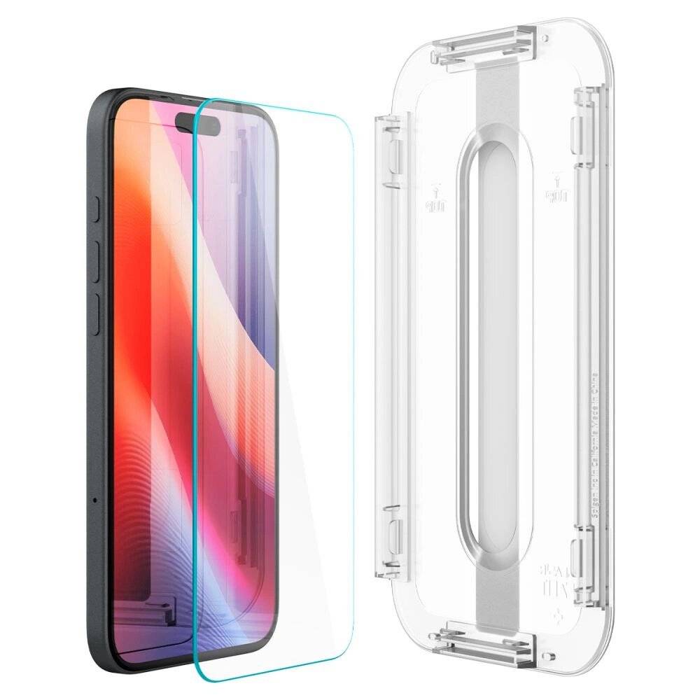 Spigen Glas.tR EZ Fit gehärtetes Glas iPhone 15/16-3