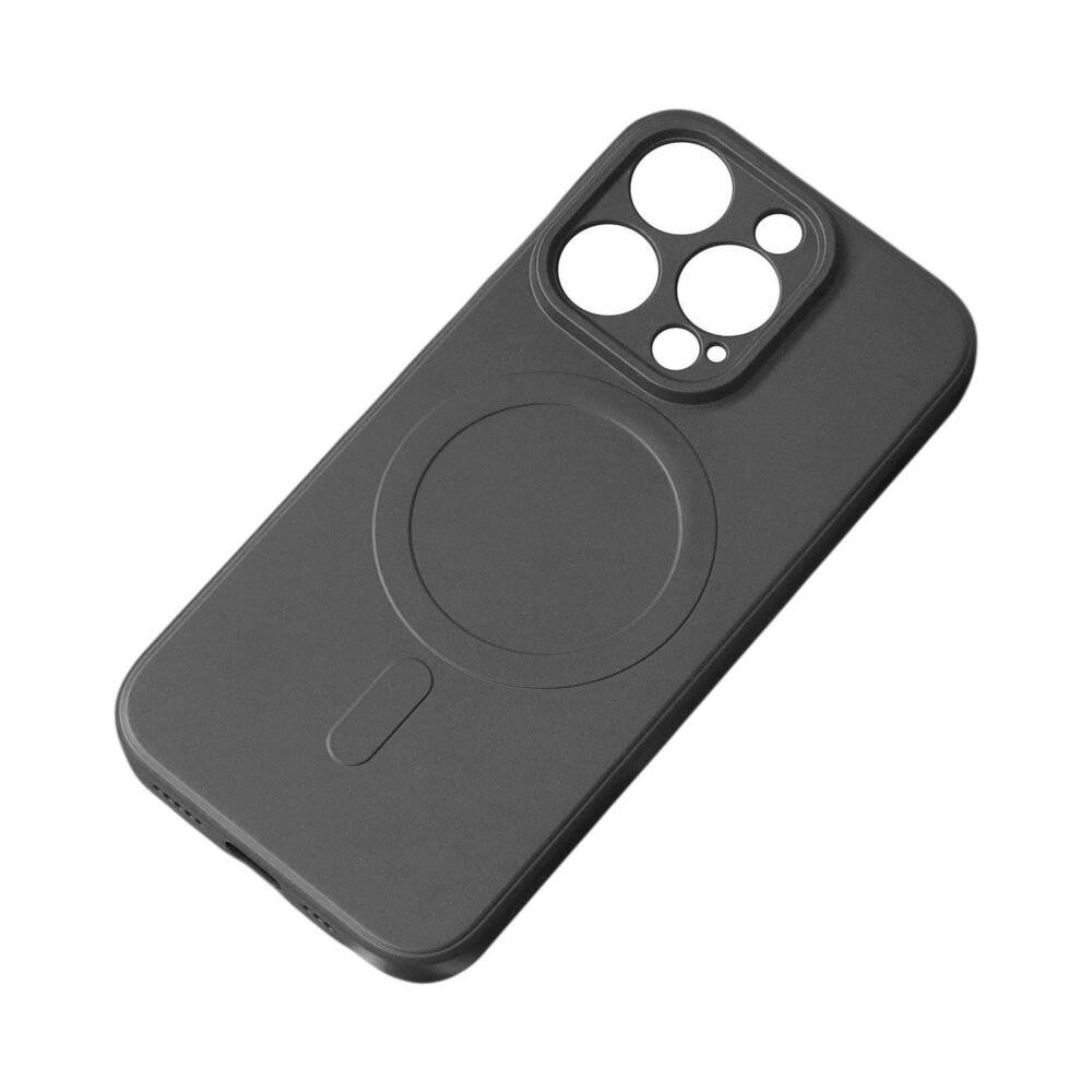 Symbolbild für MagSafe-kompatible Silikonhülle iPhone 15 Plus – Schwarz