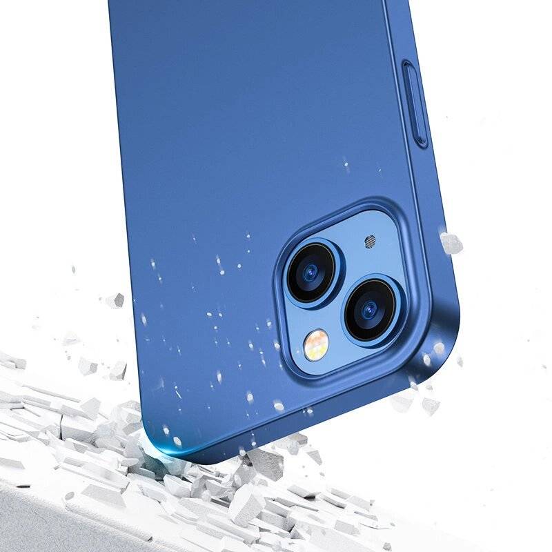 Joyroom 360 Full Case Cover iPhone 13 Back and Front + Tempered Glass blau JR-BP927-4
