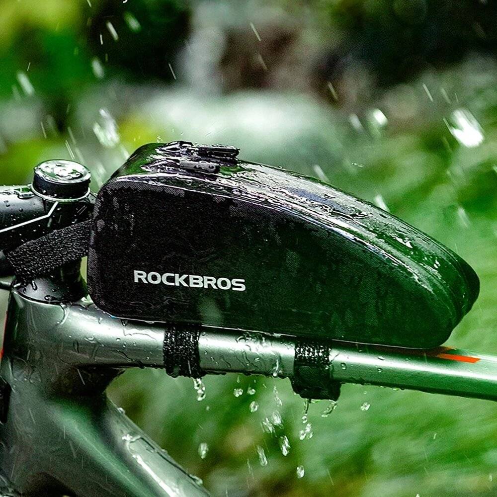 Rockbros AS-019 Fahrradrahmentasche wasserdicht 1,5 l - Schwarz-1