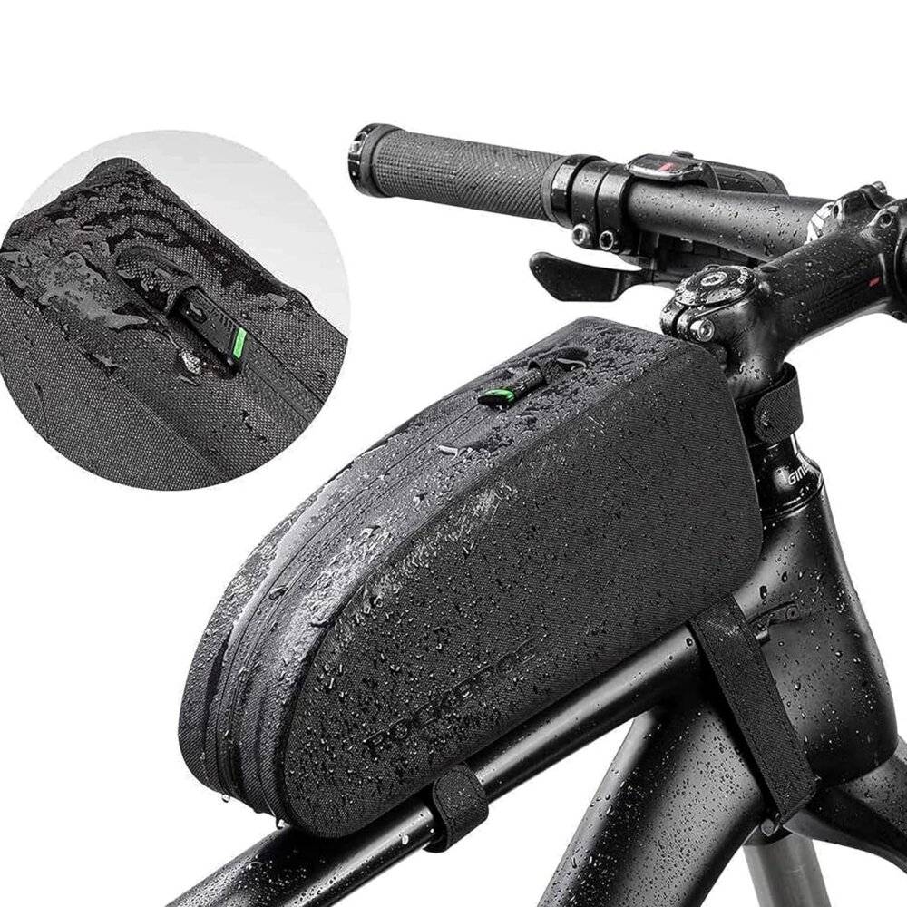 Rockbros AS-019 Fahrradrahmentasche wasserdicht 1,5 l - Schwarz-4
