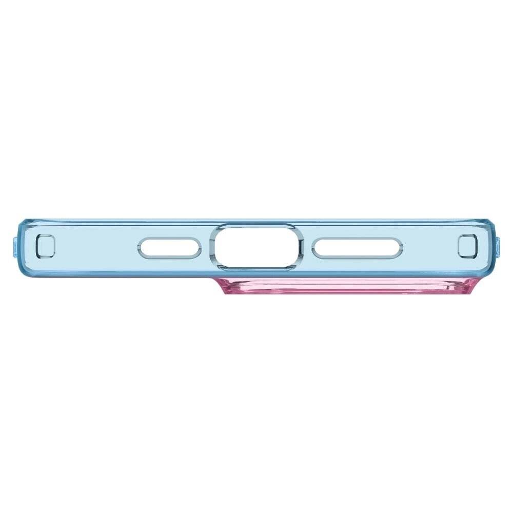 Spigen Liquid Crystal Hülle iPhone 15 Pro – Rosa Blau-2