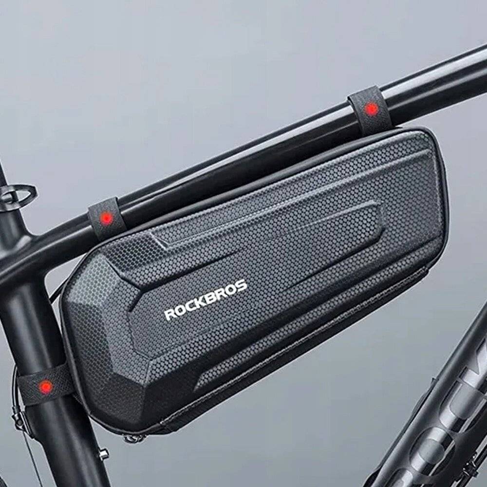 Rockbros B67 wasserdichte Fahrradtasche Rahmen – Schwarz-4