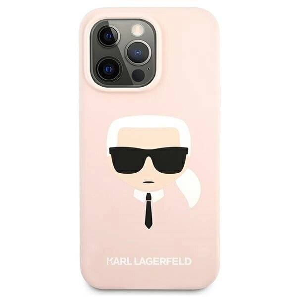 Karl Lagerfeld Silikon Karl`s Head Case iPhone 13 Pro / 6.1″ - Hellrosa-2