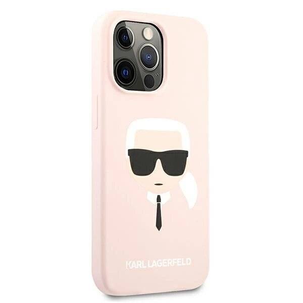 Karl Lagerfeld Silikon Karl`s Head Case iPhone 13 Pro / 6.1″ - Hellrosa-3