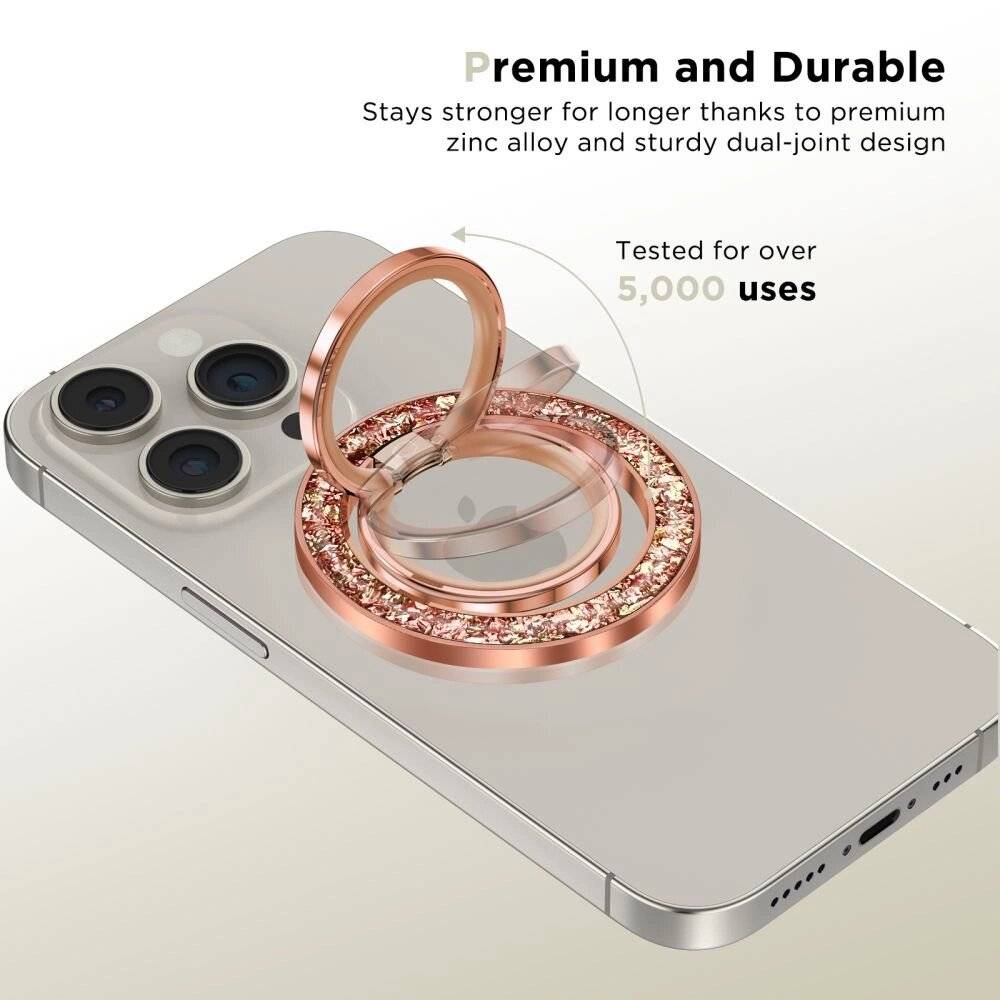 Tech-Protect MMR200 Magnethalter/Ring MagSafe – rosa Kristallen-1