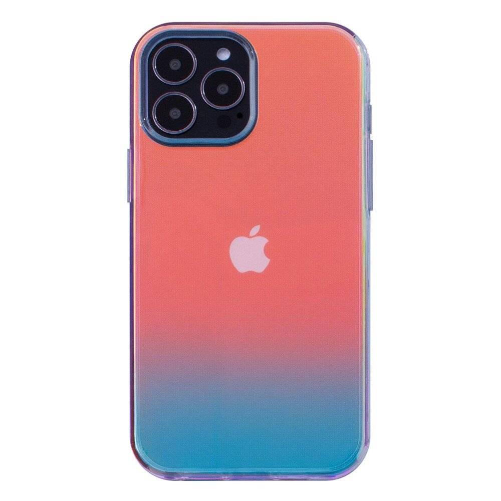 Preisbild für Aurora Case Hülle iPhone 12 Neon Gel Cover Gold