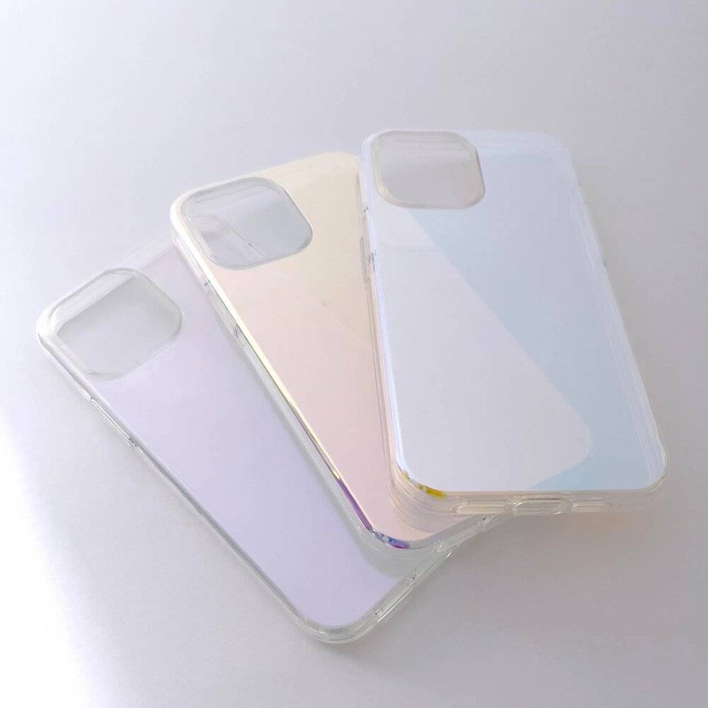 Symbolbild für Aurora Case Hülle iPhone 12 Neon Gel Cover Gold