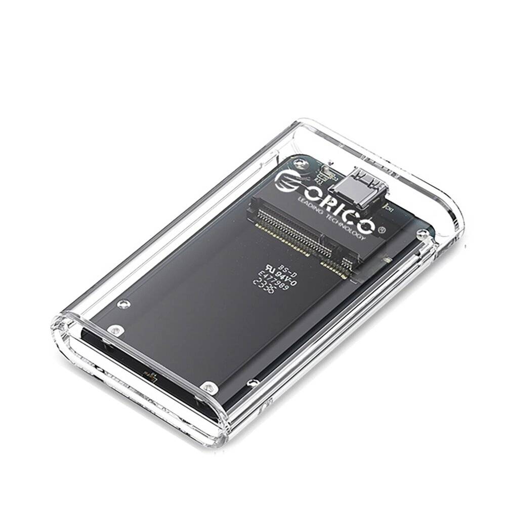 Orico TC10-MS MSATA USB-C 3.2 5Gb/s Festplattenmodul - Transparent-1