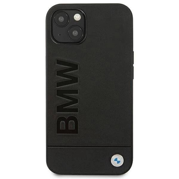 Hülle BMW BMHCP14MSLLBK iPhone 14 Plus 6,7″schwarz / schwarz Lederstempel-3