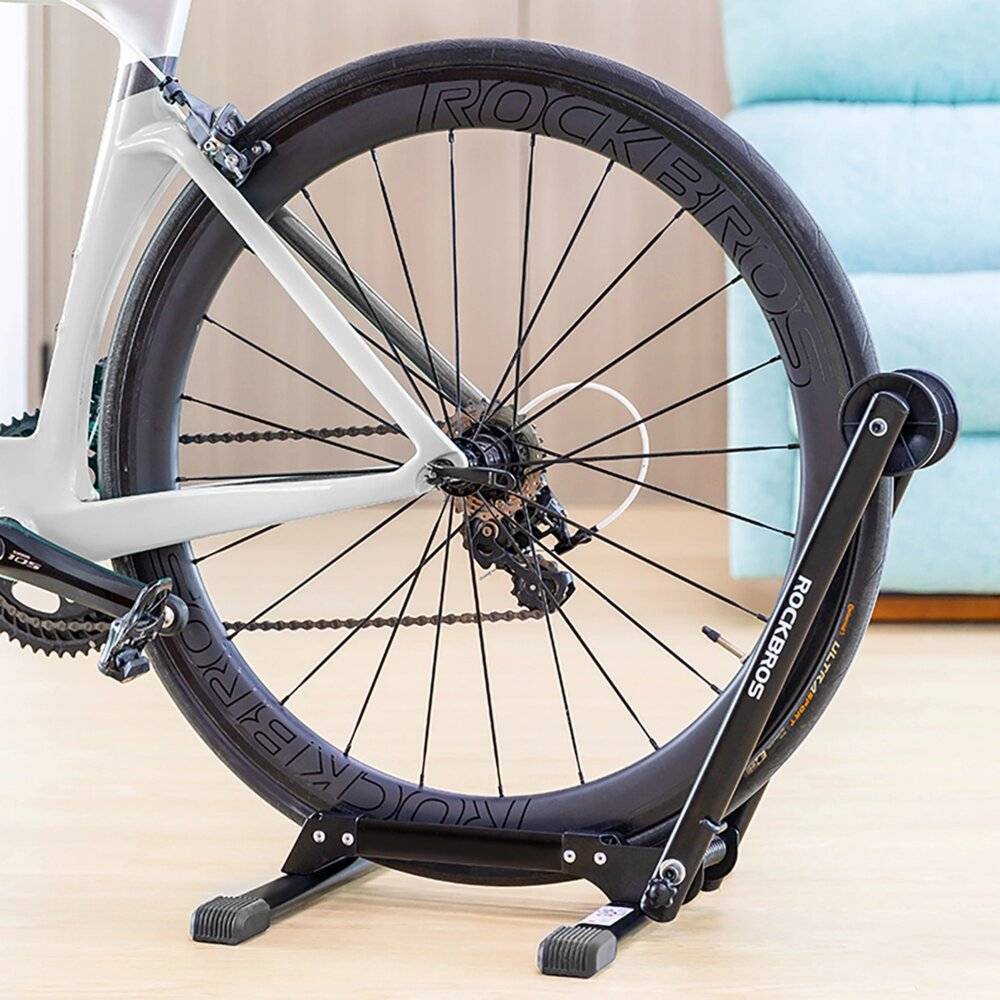 Rockbros 27210001001 Klappbarer Fahrradständer – Schwarz-2