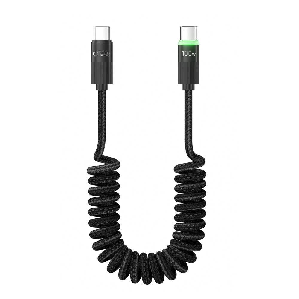 Symbolbild für Tech-Protect UB20T Ultraboost USB Typ-C PD100W/5A Kabel 180 cm – schwarz