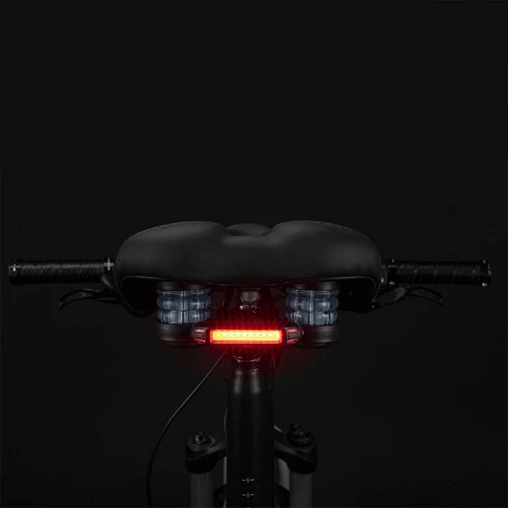 Symbolbild für Rockbros 38218916002 MTB Fahrradsattel + Lampe - Schwarz
