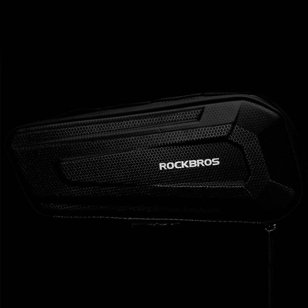 Rockbros B66 wasserdichte Fahrradtasche Rahmen – Schwarz-1