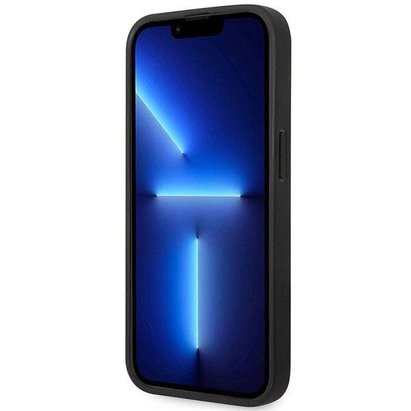 Hülle BMW BMHMP14X22RPSK iPhone 14 Pro Max 6.7″ schwarz/schwarz Ledersitze Muster MagSafe-4
