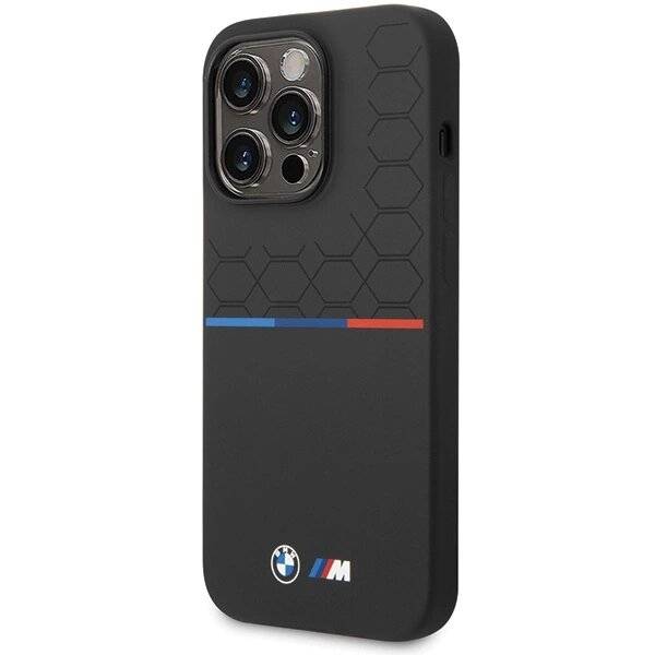 BMW Silikon-Musterhülle iPhone 15 Pro – Schwarz-2