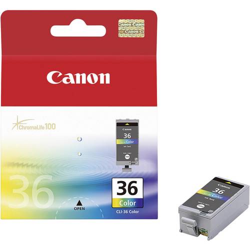 Thumbnail - Canon Druckerpatrone CLI-36 Original Cyan, Magenta, Gelb 1511B001