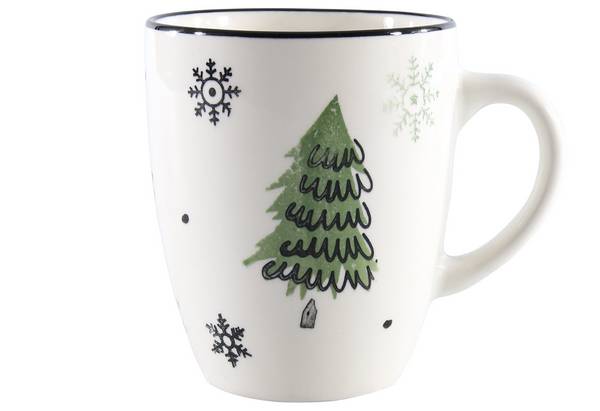 Becher Weihnachtsbaum 350ml