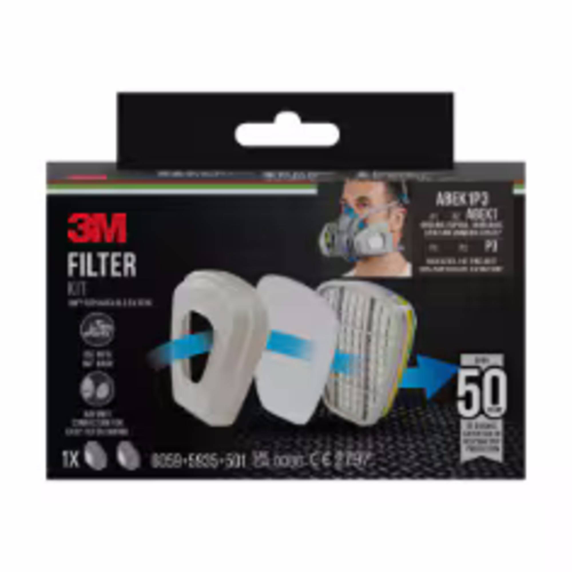 3M Filterkit ABEK1P3 Kombinationsfilter 6004-1-0