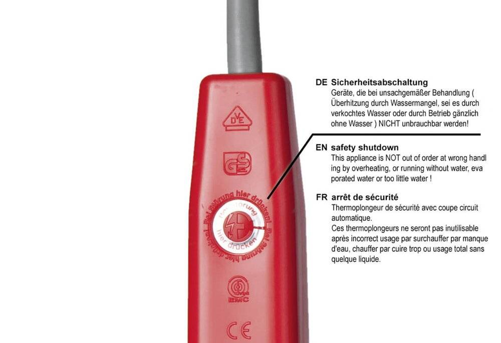 ECE Ehlers Eimer-Tauchsieder 2kW,im Polybeutel ETS 240 2000 W, 40 cm-1